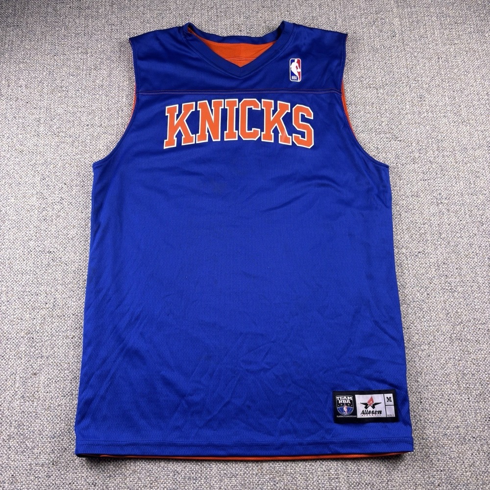 Alleson Athletic New York Knicks NBA Reversible Jersey Adult M Blue Orange
